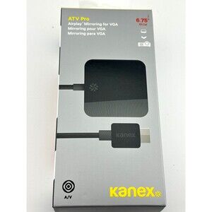 NEW! KANEX ATV PRO APPLE TV AIRPLAY MIRRORING FOR VGA PROJECTOR FROM IPAD IPHONE